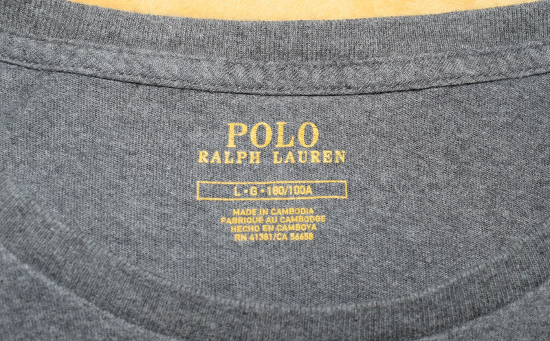 Polo Ralph Lauren Classic Crewneck T-Shirt – Charcoal Grey