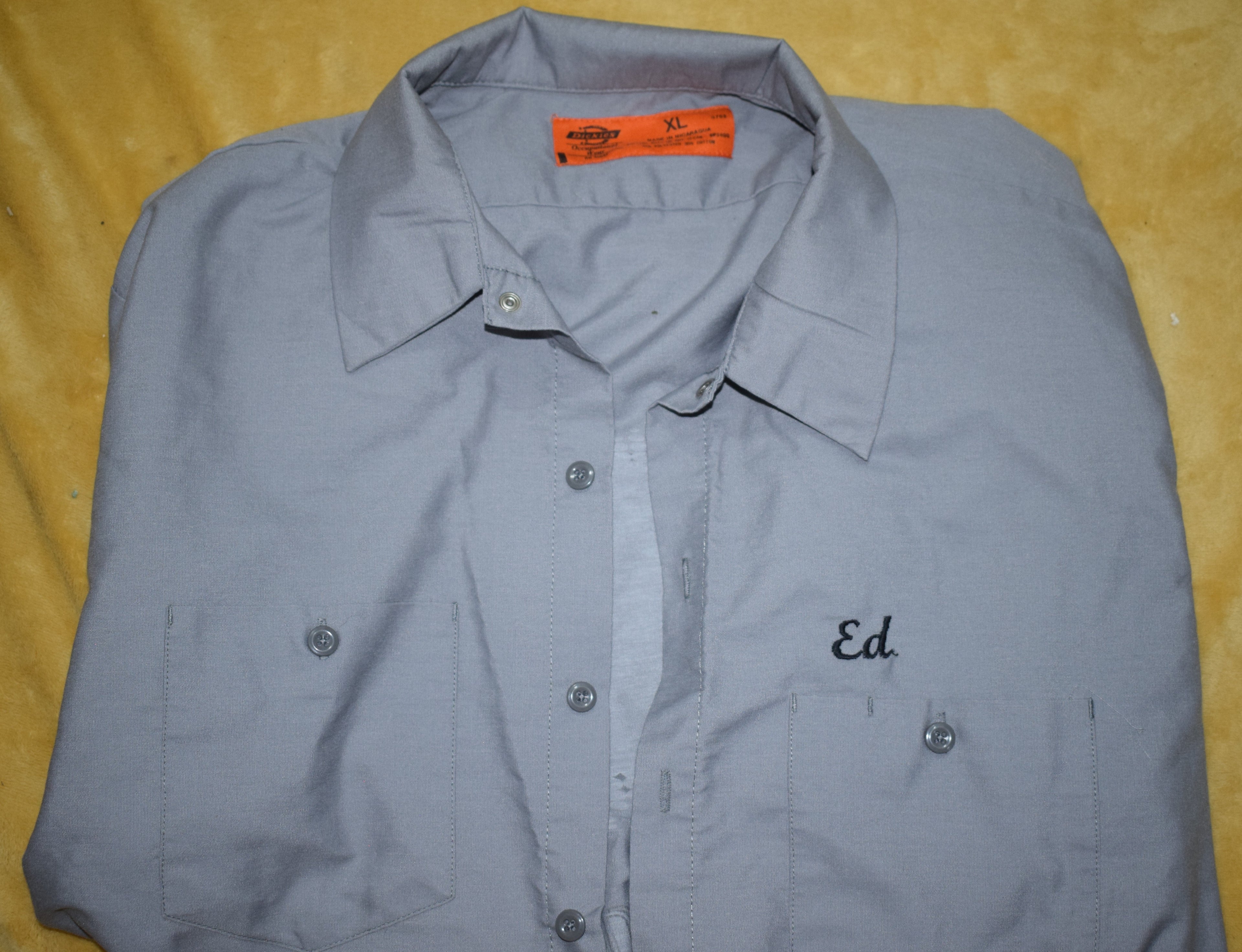 Dickies Short Sleeve Work Shirt – Grey XL