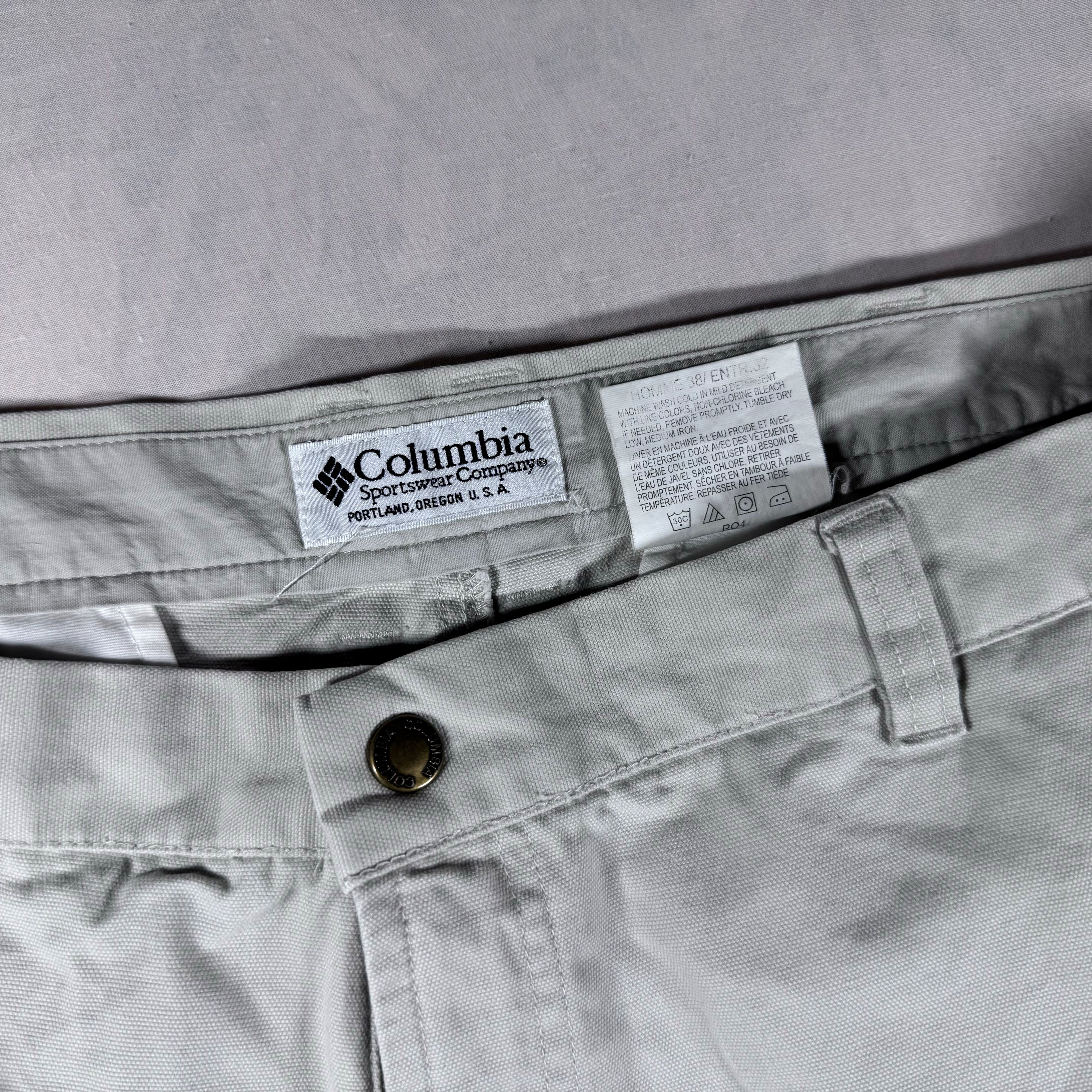 Columbia Cargo Trousers – Light Grey - W38/L32