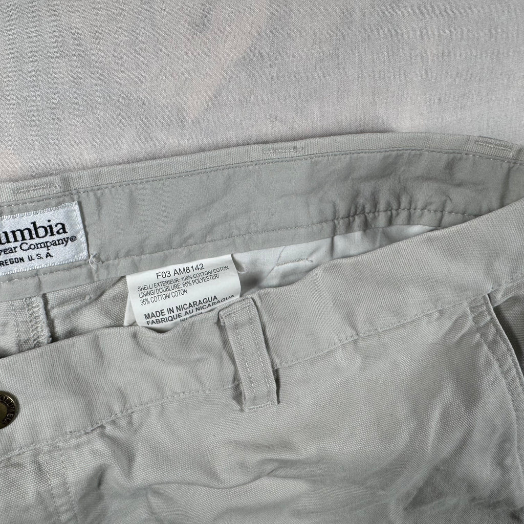 Columbia Cargo Trousers – Light Grey - W38/L32