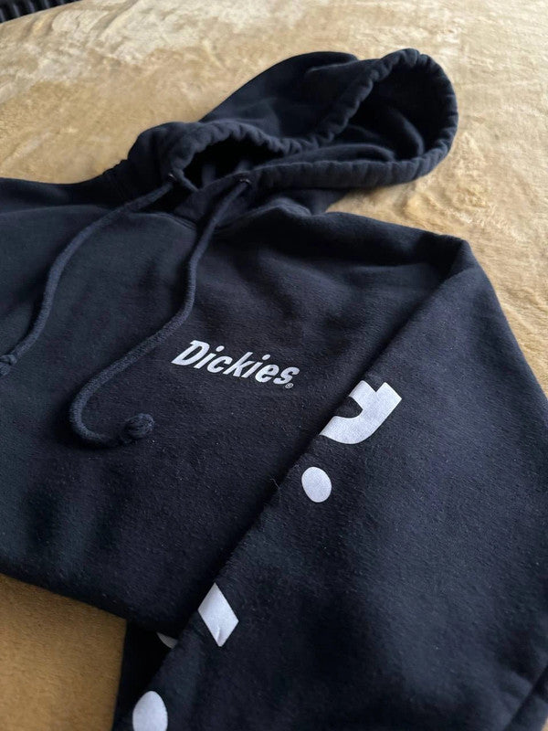 Dickies Graphic Hoodie - Black with Sleeve Print