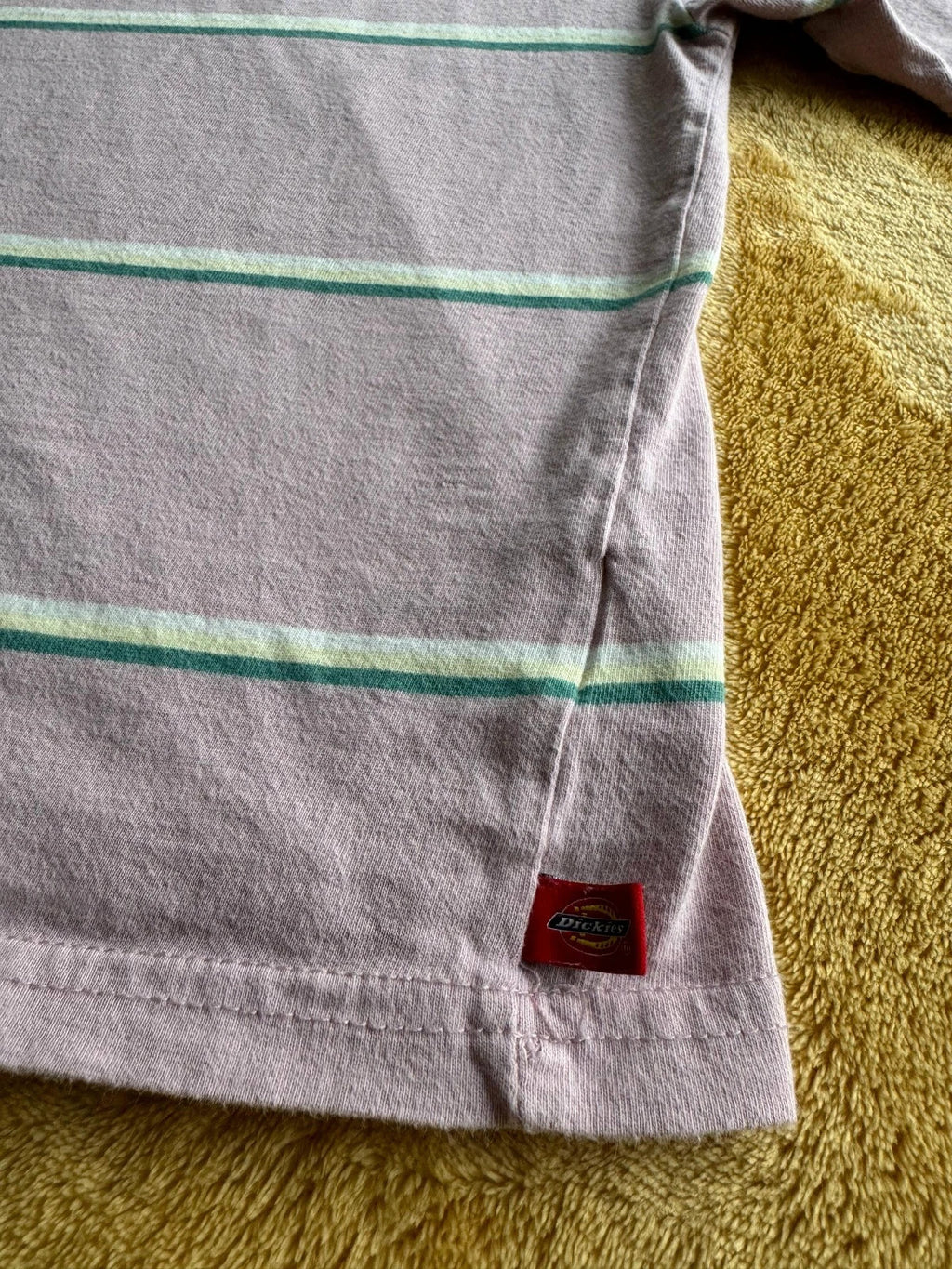 Dickies Girl Striped Crop Top – Pink/ Green Stripe (S)